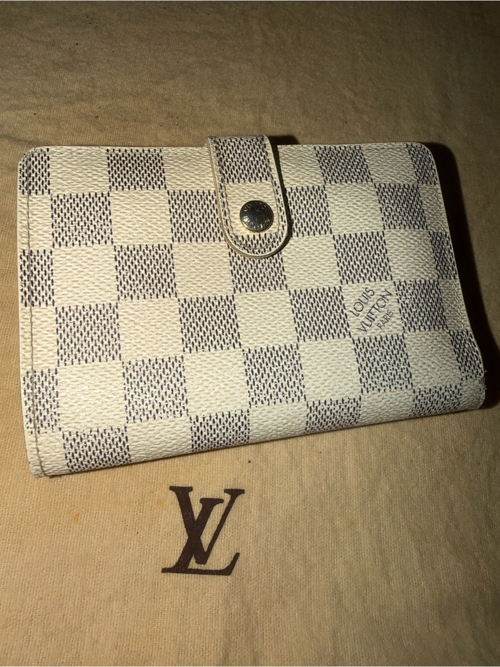 Louis Vuitton Damier Azur Canvas Snap Card Holder -